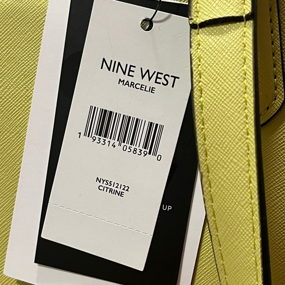 Lime Green Nine West Pocket Book and Credit Cards Holder - Picture 3 of 11